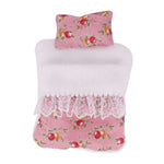 17cm Mini Doll's Accessories Set For Labubu Doll Pop 3Pcs/Set Bed+Quilt+Pillow Pajamas Sleeping Bag Dollhouse Gift,Girl's Toys