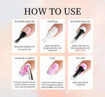 15ml Nail Blooming Gel, Blossom Spreading Effect Functional Gel, Easy to Apply for Nail Art Design Home Salon Manicure Pedicure