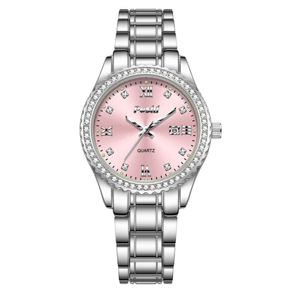 POSHI 990 Fashion Women Watch Elegant Business Quartz Wristwatch Lady Casuan Dress Watches With Date Display Original Clock