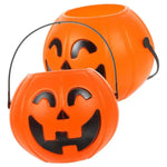 Halloween Pumpkin Bucket  Portable Candy Basket Halloween Ghost Festival Bar Home Decor Sugar Filling Jar Halloween Party Gift