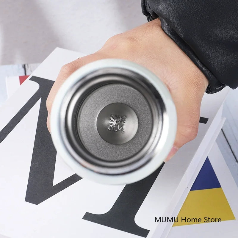 Mini Thermos Cup 200ml/360ml Pocket Cup Stainless Steel Thermal Coffee Mug Vacuum Flask Insulated Hot Water Bottle Kids Gift