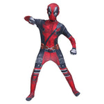 New Movie Character Role Play Costume Superhero Deadpool Costume Mask Sword Bag Suits Halloween Party Cosplay Jumpsuit 3D Style