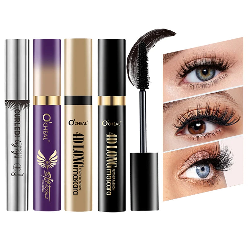 O‘cheal Mascara Black Lash Eyelash Brush 3D Silk Thick Curling Lengthening Eyes Lashes Beauty Makeup Cosmetics Extension Mascara
