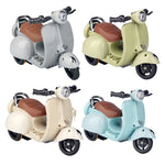 Mini Electric Motorcycle Children's Toy for Labubu Retro Dazzling Spin Toy Motor for Doll Cotton Doll Pet Toys  Birthday Gift