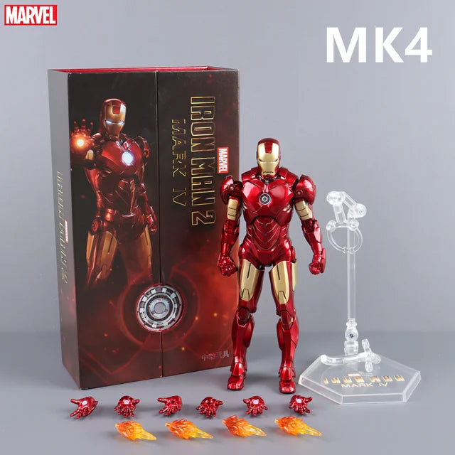 ZD Toys Marvel Studios Iron Man MK3 Action Figure MK35 MK24 MK40 MK38 Tony Stark Ironman Figure Action Collect Toy Gift