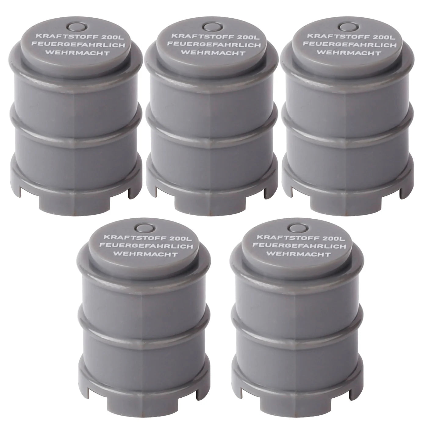 MOC WW2 Military Oil Drum Fuel Tank Printed Building Blocks Weapons Soldiers Accessories War Scene Accessories Bricks Toys Boys