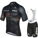 STRAVA Style Men's Summer Cycling Clothing Set