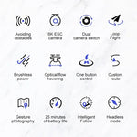 Xiaomi S2S Drone 8K 5G GPS HD Aerial Photography Dual-Camera Omnidirectional Obstacle Brushless Avoidance Quadcopter Toys