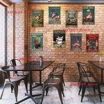 Metal Sign - Black Bat Apothecary  Metal Sign Indoor/Outdoor - Great Halloween Witch Decoration and Gift Under