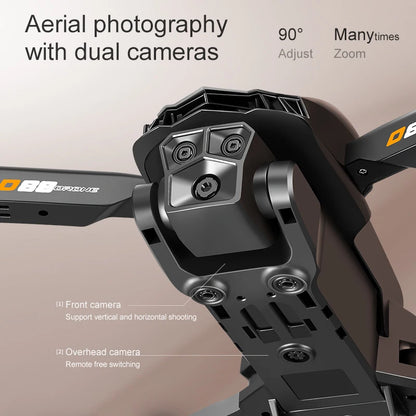 Xiaomi D88 Drone HD 8K Dual Camera Professional Aerial Photography Optical Flow Hovering Gesture Shooting Folding Quadcopter ﻿