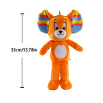 Anime Tom And Jerry Plush Toy Cartoon Movie Figures Cat Mouse Cute Plushies Stuffed Animal Doll Toys For Kids Gift Free Shipping