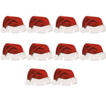 10pcs Santa Claus Snowman Tree Wine Glass 2024 Merry Christmas Decorations For Home Table Place Cards Xmas Gift New Year Party