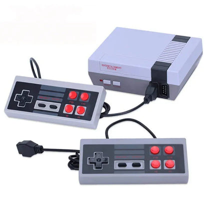 Mini TV portable, console de jeux vidéo familiale, sortie AV, rétro, 620 jeux classiques intégrés, double manette de jeu
