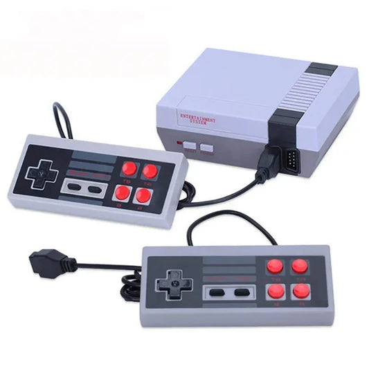 Mini-tv, draagbare gezinsrecreatie, videogameconsole, AV-uitgang, retro, ingebouwde 620 klassieke games, dubbele gamepad, gamespeler