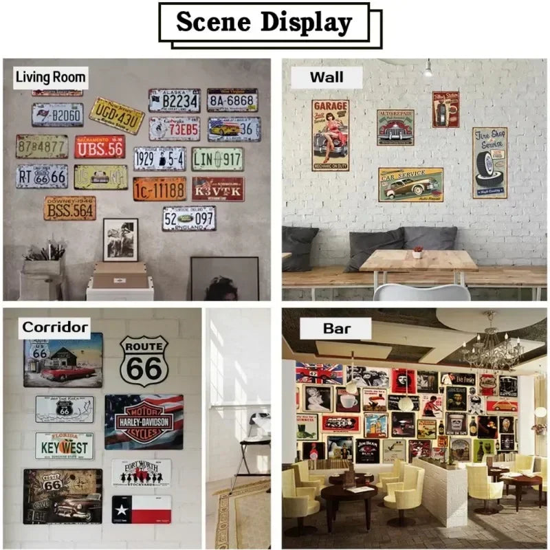 1PC Halloween Metal Sign Horror Movie Theme Shabby Iron Painting Tin Signs Wall Art Man Cave Film Theater Club Home Decoration