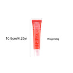 6Pcs Fruity Flavor Watery Glossy Lip Gloss Set Clear Lip Gel Hydrating Moisturizing Lip Gloss Women Lips Makeup Wholesale