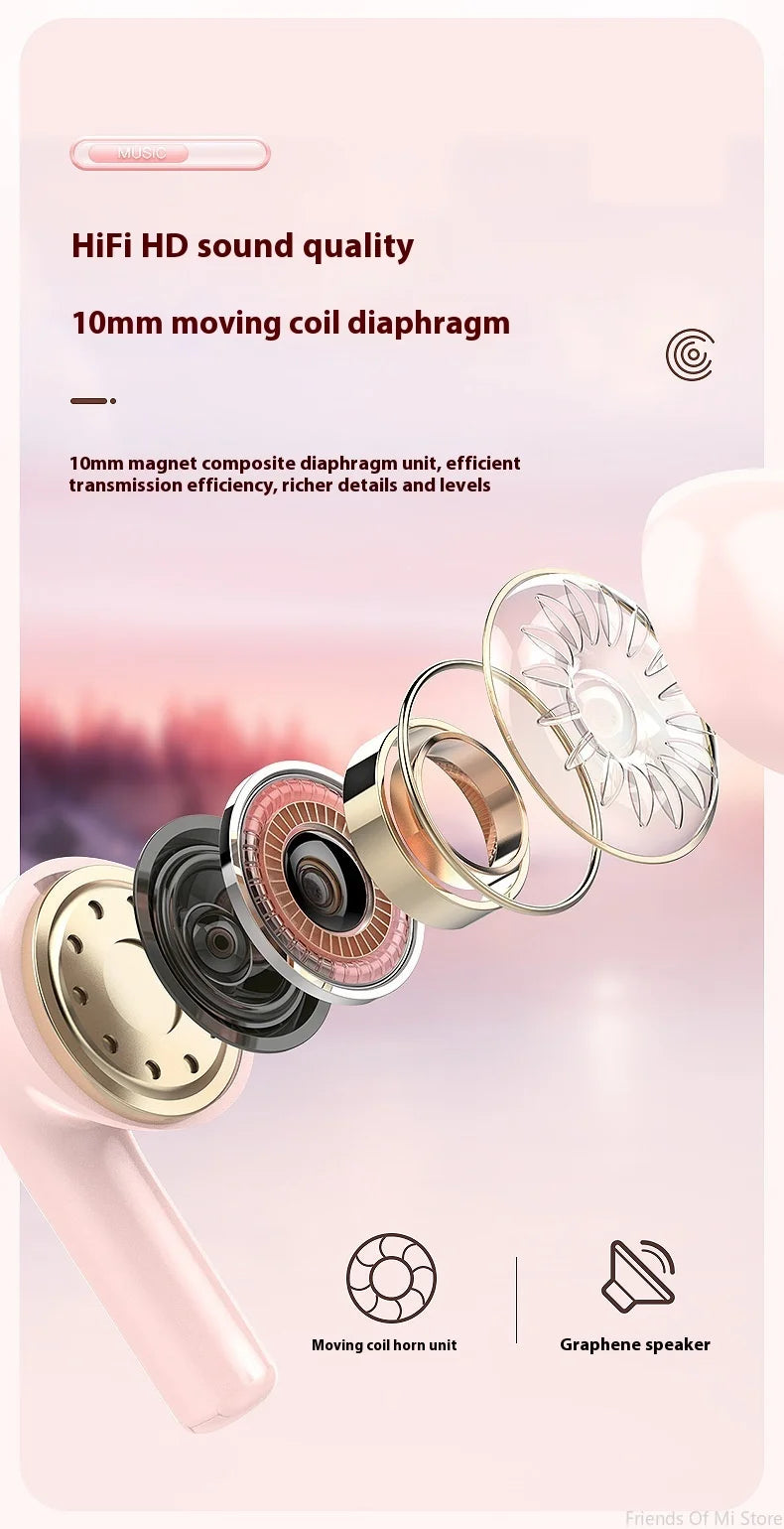 Xiaomi A2 Pro TWS Wireless Bluetooth Earphone Mini Earpone Headset Sport Earbuds Waterproof Headphones Hifi Stereo Sound Headset