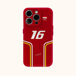 F1 C-Charles L-Leclerc Phone Case for IPhone 16 15 14 13 12 11 X XS XR XSMAX 7 8 Pro Max Plus Double-layer Back Cover