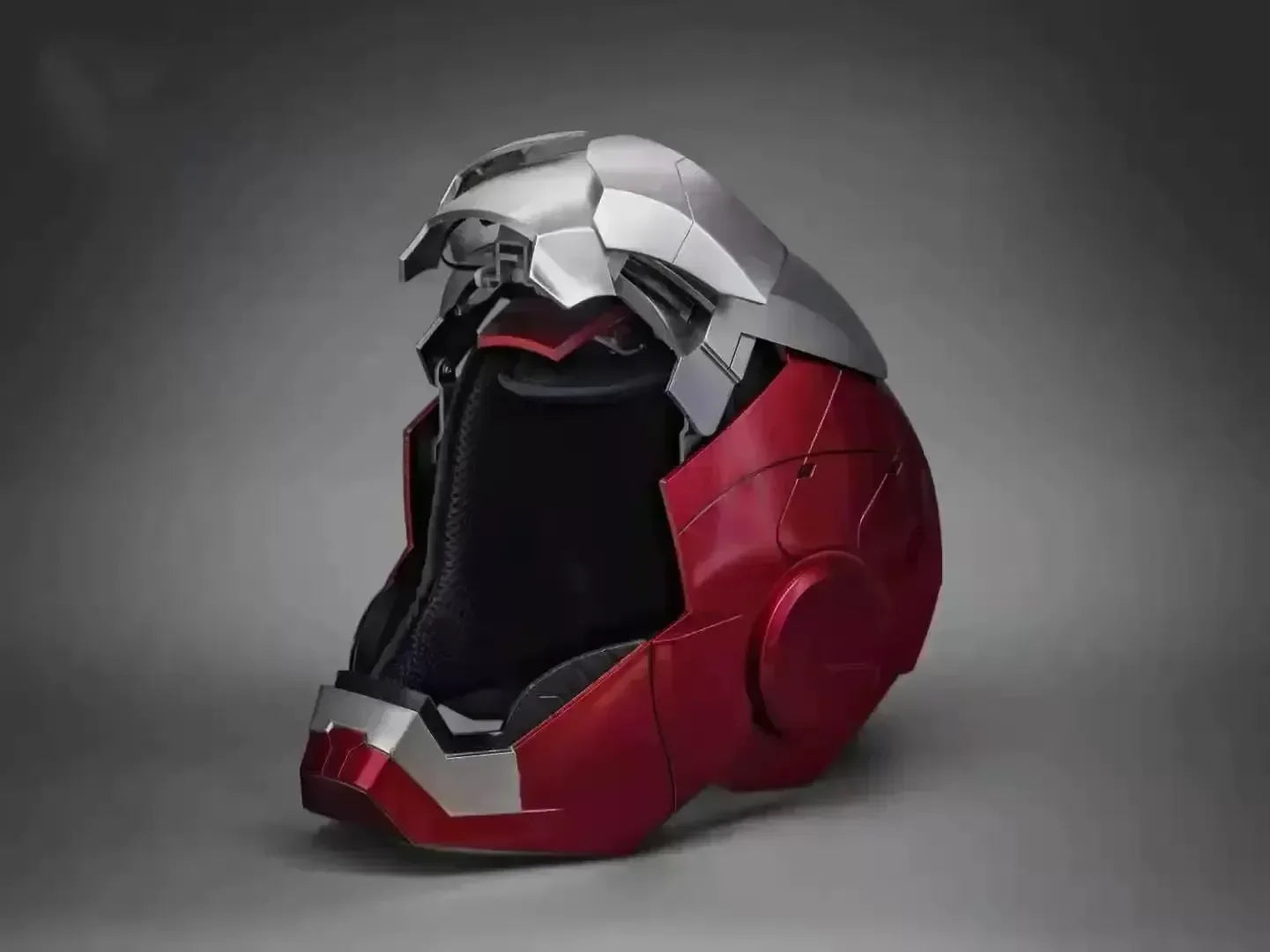 1/1 Iron Mk5 Man The Avengers Helmet Wearable And Transformable Voice-Activated Electric Opening Closing Collection Decoration