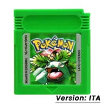 Pokemon Red Blue Crystal Golden Green Silver Yellow GBC Game Card 16 Bit Video Game Cartridge Console Cards For GB/SP