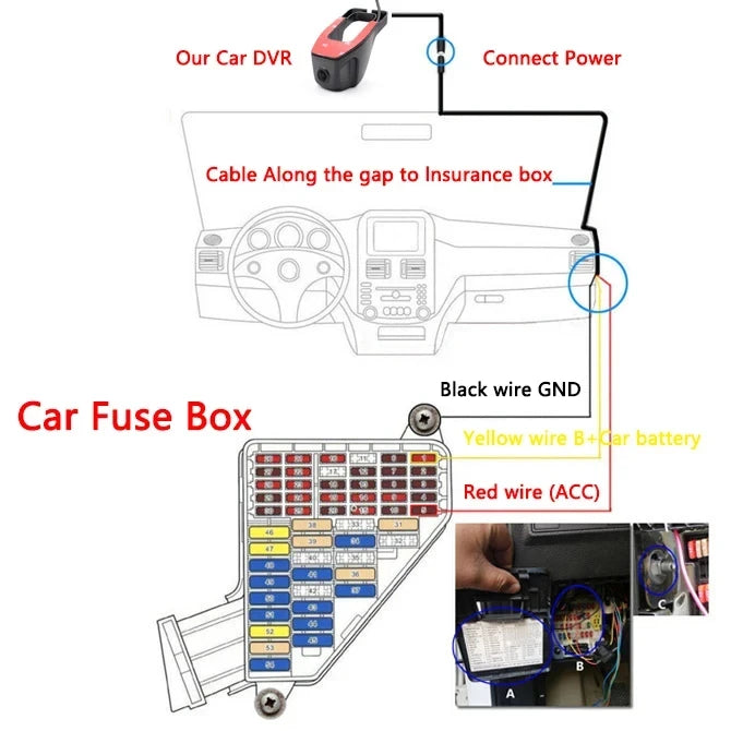 Car DVR Dash Cam 4K Rear View Auto Dashcam For Car Camera 2160P Video Recorder Reverse Dvr WIFI 24H Parking Monitor