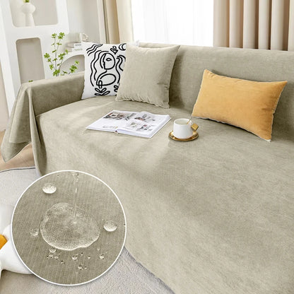 Waterproof Sofa Blanket Multipurpose Solid Color Blankets Dust-proof Fabric All-weather Anti-scratch Pet Home Living Room Decor