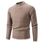 New Autumn Winter O-Neck Slim Fit Knit Sweater Men Casual Pullovers Fashion Mens Youthful Vitality Knitted Pullover Sweaters Man