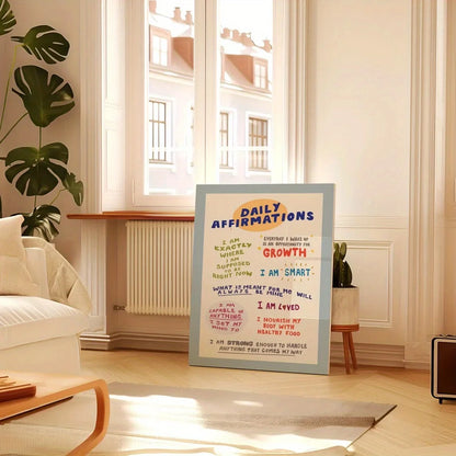 Simple Trendy Text Printing Poster, Simple Canvas Wall Decoration, Modern Art Home Decoration, Living Room Decoration