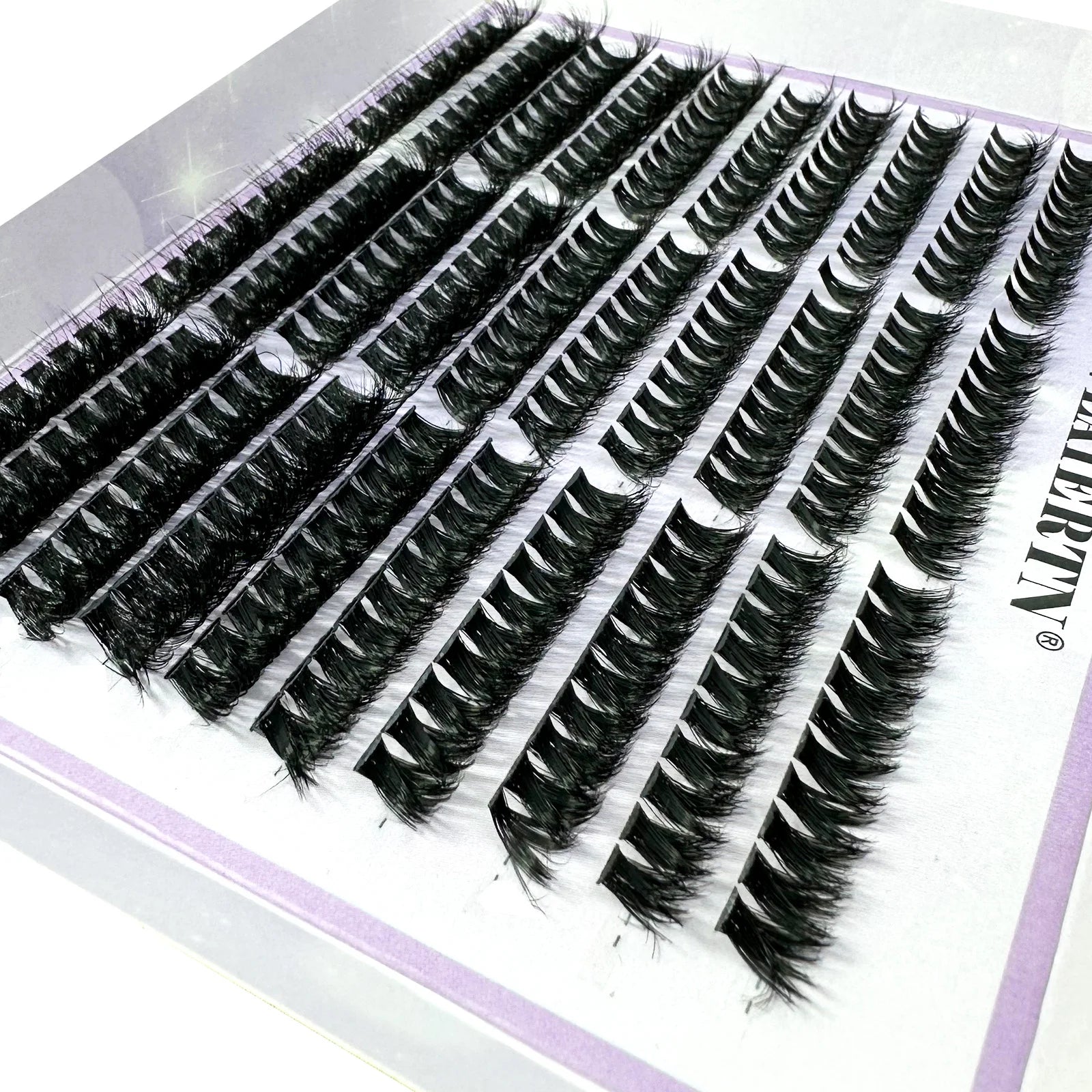 300/120PCS 5D Fluffy Cluster Lashes 30D-100D Natural Thick Eyelash Clusters Individual Lashes DIY Eyelashes Extension Makeup