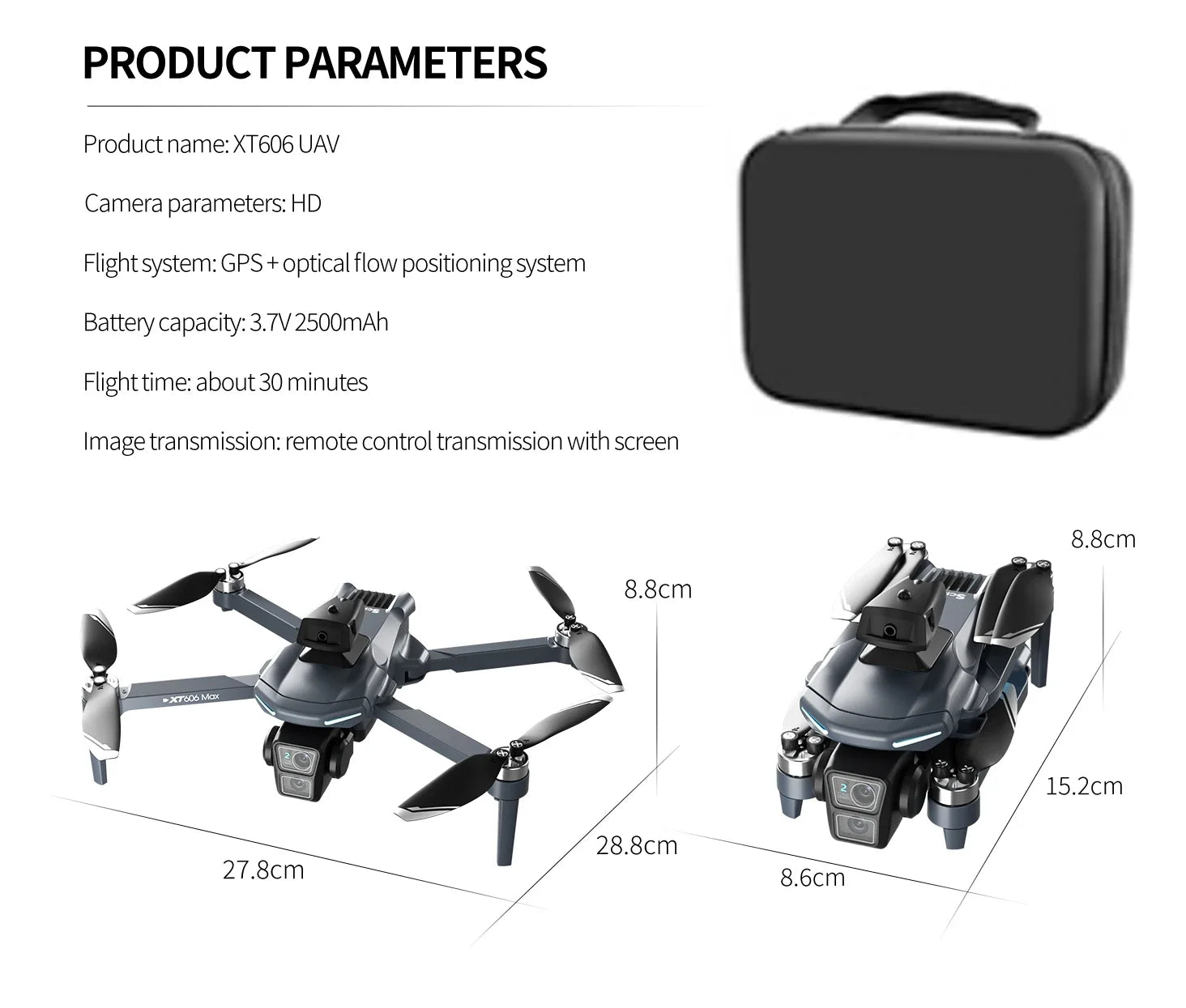 XIAOMI NEW XT606 GPS Drone 8K HD Professional dual camera 5G WIFI FPV Obstacle Avoidance Brushless RC Quadcopter Dron toy MIJIA