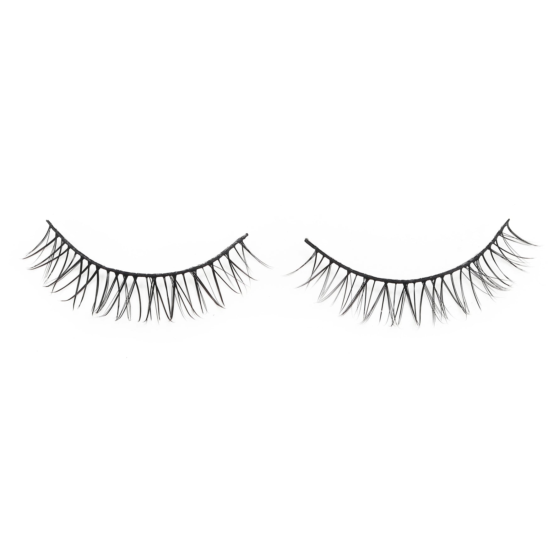 DINGSEN Fake Eyelash Anime Lashes 5 Pairs Little Devil Eyelashes Natural Daily Makeup Manga Eyelashes Clear Band Eyelashes