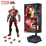 ZD Toys Iron Man MK15 MK16 War Machine MK2 Action Figure Iron Man Mk47 MK35 Red Snapper 1/10 Scale Iron Man Collections Gift