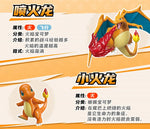 In Stock KEEPPLEY Pokemon 02 Charizard Gengar Gardevoir Dragonite Garchomp Eevee Venusaur Blastoise Assembled Movable Model Toys