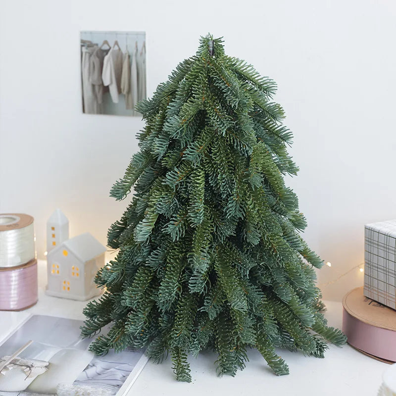 Christmas Tree Simulated Nobel Pine Tree For Indoor Room Home Decor Restaurant Hotel Desktop Decoration Christmas Decorations