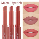 Nude Matte Lipstick Waterproof Lip Sticks Not Fading Sexy Red Velvet Lipsticks for Women Make Up Long Lasting Lip Cosmetics