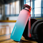 UZ Sports Water Bottle BPA Free Portable Leakproof Shaker Bottle Tritan Plastic Drinkware 500/1000ML Jug for Camping Gym School