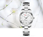 Luxury Women's Watch 29mm Fashionable Stainless Steel Rhinestone Pink Minimalist Girl Clock Outdoor Travel Women Wrist Watches