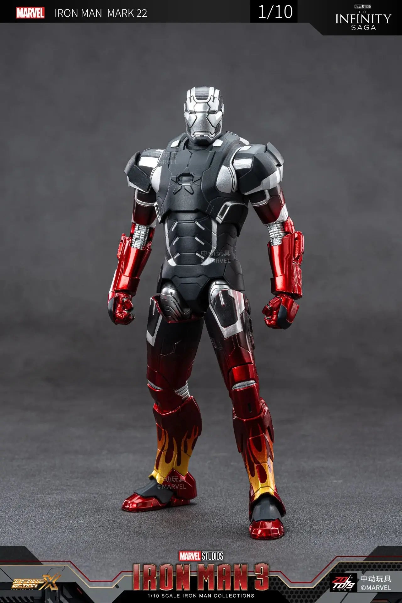ZD Toys Iron Man Action Figure Mark 35 Red Snapper Iron Man MK 24 MK 22 MK 47 Tony Stark Ironman Figure Action Collect Toy Gift