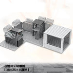 WW2 Army Military Base Model Building Kits Boys Toys Gifts Army Supplies Military Construction Building Blocks Sets