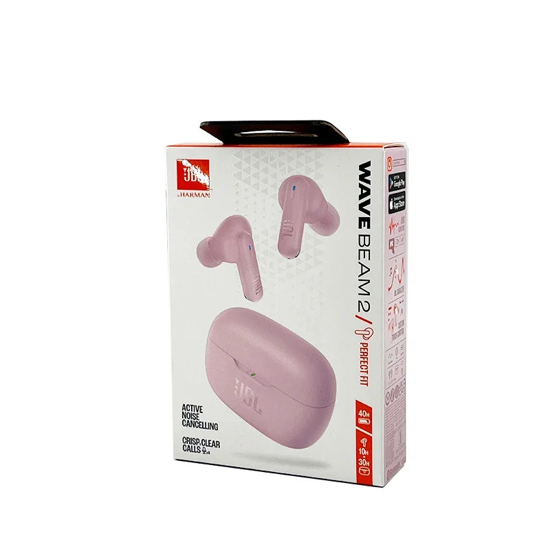 JBL Wave Beam 2 True Wireless Earbuds with Active Noise Cancelling