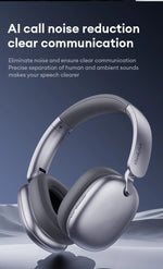 Original Lenovo TH60 Wireless Bluetooth 5.4 Headsets Over-Ear HD Call HIFI Surround Sound Headphones Low Game Latency Earphones