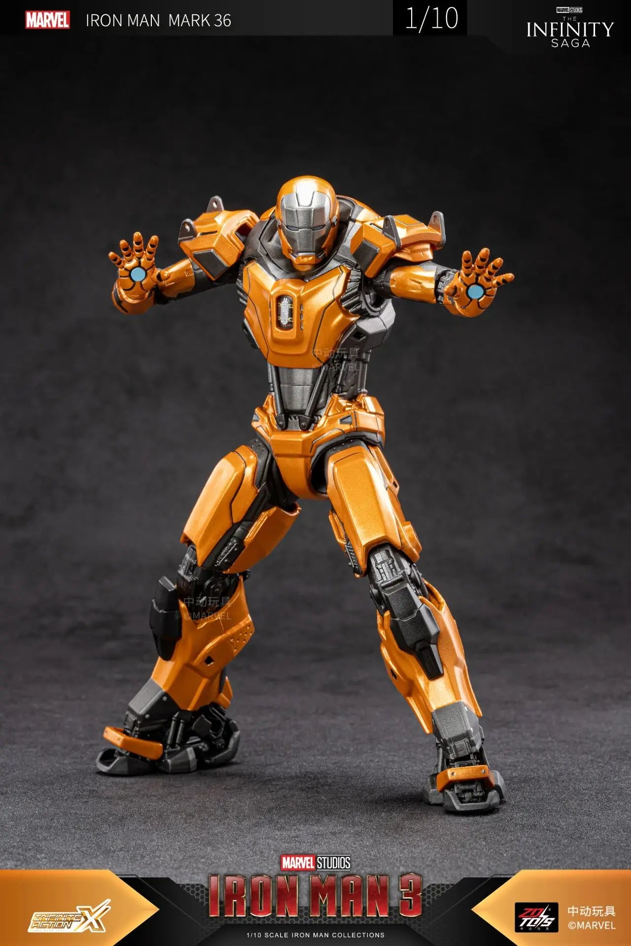 ZD Toys Iron Man Action Figure Mark 35 Red Snapper Iron Man MK 24 MK 22 MK 47 Tony Stark Ironman Figure Action Collect Toy Gift