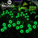 2026 Halloween LED Eyeball Lights Outdoor Solar Lawn Lights for Garden Yard Party Scary Atmosphere Halloween Decoration Use