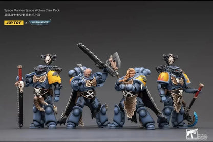 1/18 JOYTOY Actionfigur – Warhammer 40K Horus Heresy Space Wolves Logan Ghostwolf Mecha Modell