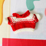 Doll Clothes for 20cm Idol Dolls Plush Star Doll's Clothing Sweater Stuffed Toy Outfit for Cotton Dolls Accessories DIY Gifts