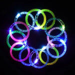 10-30 Pcs Kids Adult Party Supplies LED Light Up Bracelet Toys Birthday Wedding Guest Gifts Halloween Christmas Bar Party Favors