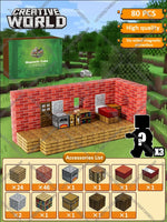 Magnetic Building Blocks Mine World Magnet Cube Set for Boy Girl Kid Age 3+ DIY Model Children STEM Educational Sensory Toy