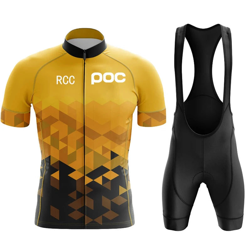 Cycling Jersey Set – Men’s Breathable Road Bike Wear, Racing Shirt Maillot Ropa Ciclismo