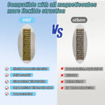 Magnetic Building Blocks Stacking Construction Set STEM Sensory Toys for Mine World Kids Boys Girls Ages 3+ DIY Magnet Cube Gift