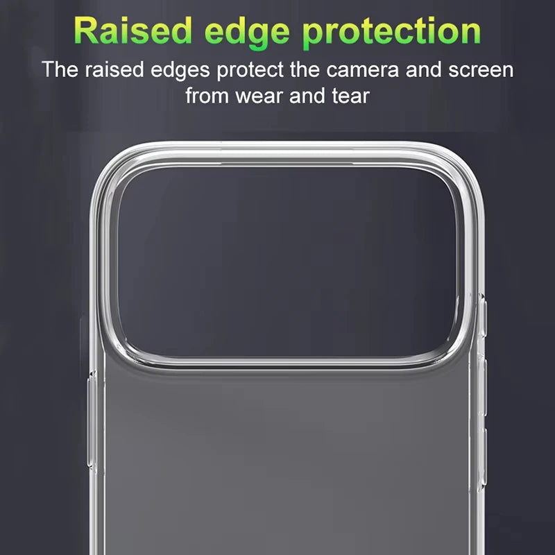 Ultra Thin Clear Shockproof Phone Case For iPhone 17 Pro Max Transparent Soft Silicone TPU Cases For iPhone 17 Air Back Cover